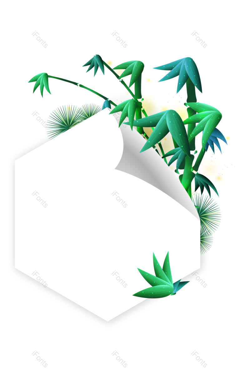 边框图片,矢量素材元素,花草PNG,春天免抠素材